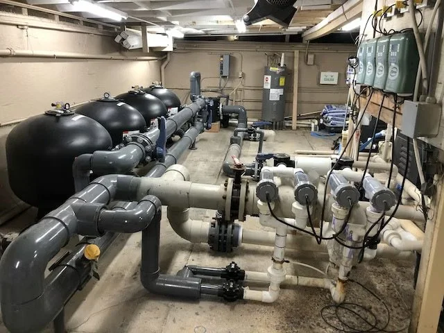 Commercial pool equipment