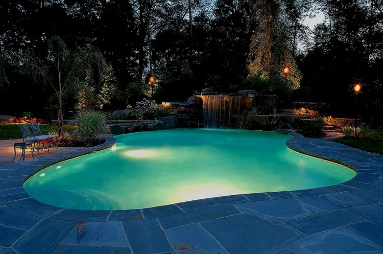 Swimming pool shown on the existing Get Wet Pools website