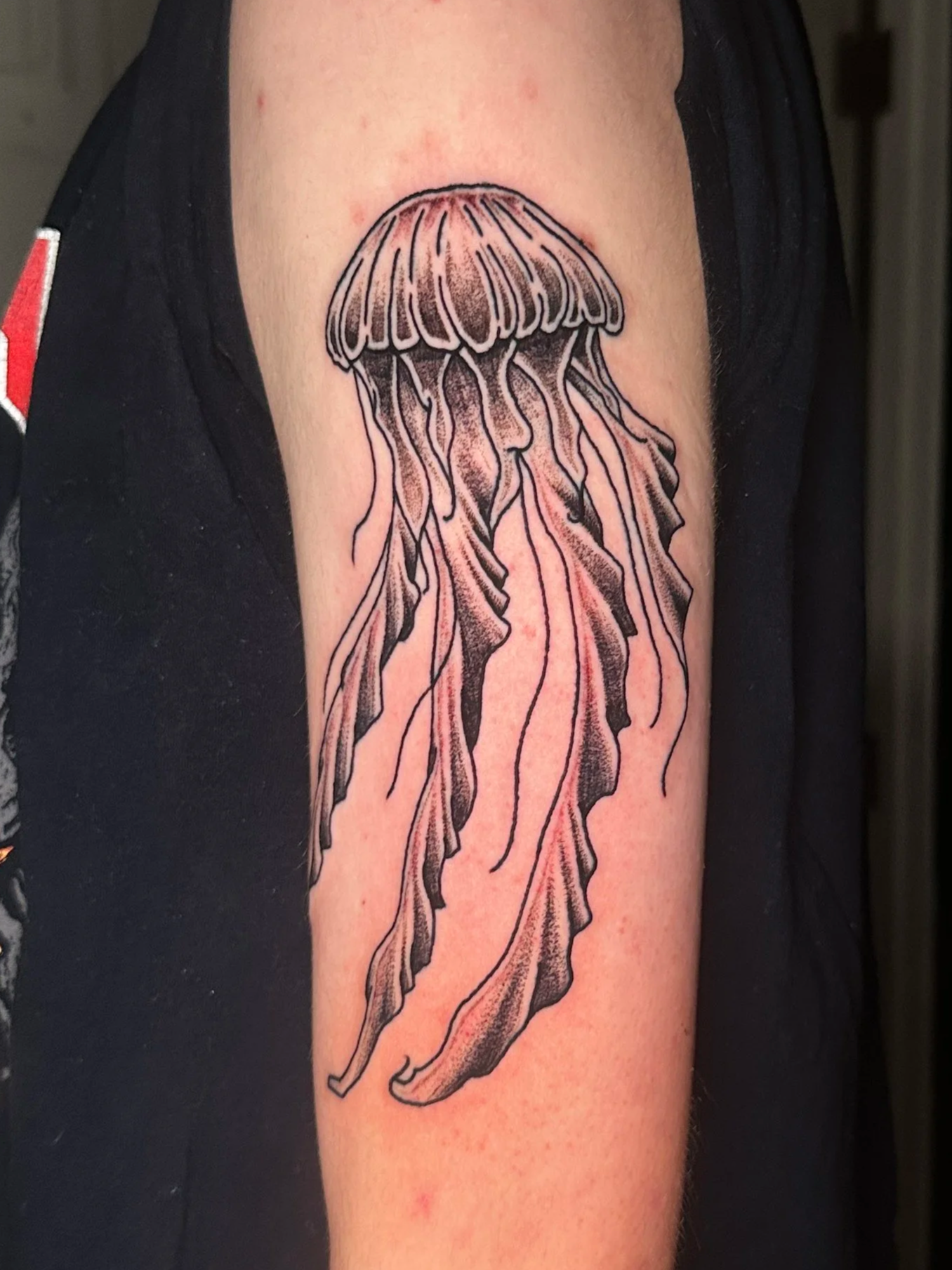 Tattoo of a jellyfish