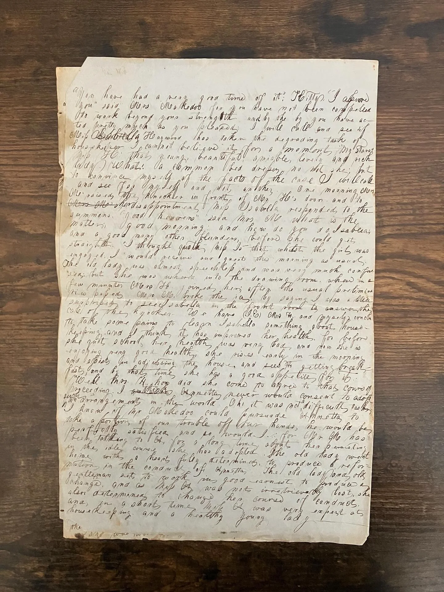Perfect for our Monday warriors out there: Domestick Education (c.1847) is a manuscript fantasy for working class women tired of poor management and unrealistic employer expectations.

With two pages focused on the perspective of overworked domestic 