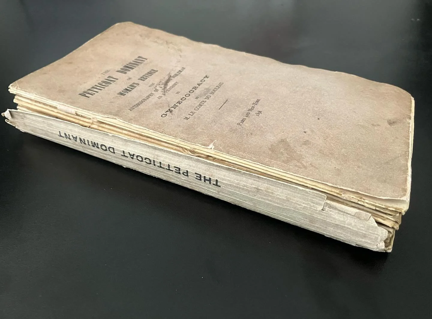 The erotic novel The Petticoat Dominant; or The Woman&rsquo;s Revenge (1898) was the follow up to the boundary-pushing Gynecocracy (1893). Like the original, The Petticoat Dominant takes its misogynistic protagonist from a space of authority to one o