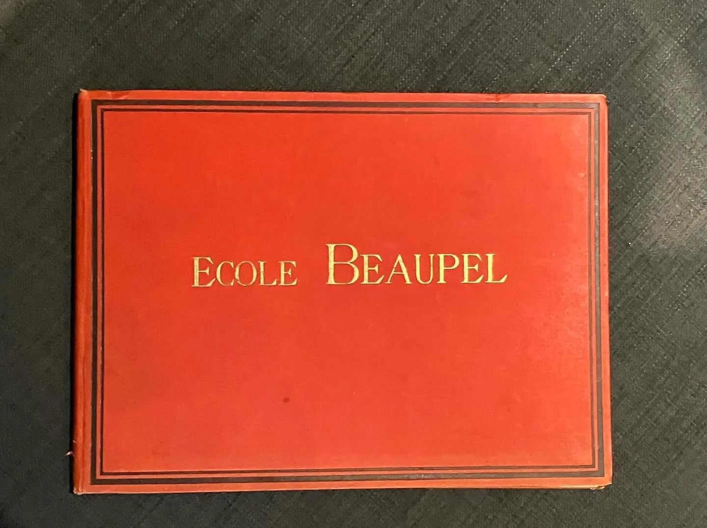 Wending our way back west, and very excited about the books and manuscripts we&rsquo;ll be working on over the next few weeks.

An example? Elise Rouy&rsquo;s late 19th century illustrated gift book, which she presented to her parents as a thank-you 