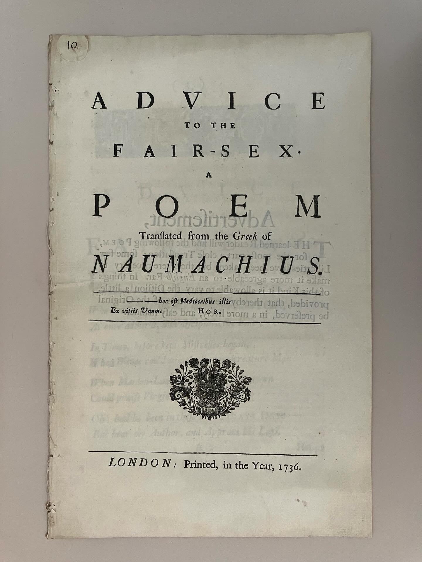 &ldquo;Liberties have been taken.&rdquo;
This is the opening message John Free provides readers of his alleged translation of Advice to the Fair Sex (1736). It is the first clue that what follows will not be an earnest assessment of women&rsquo;s res
