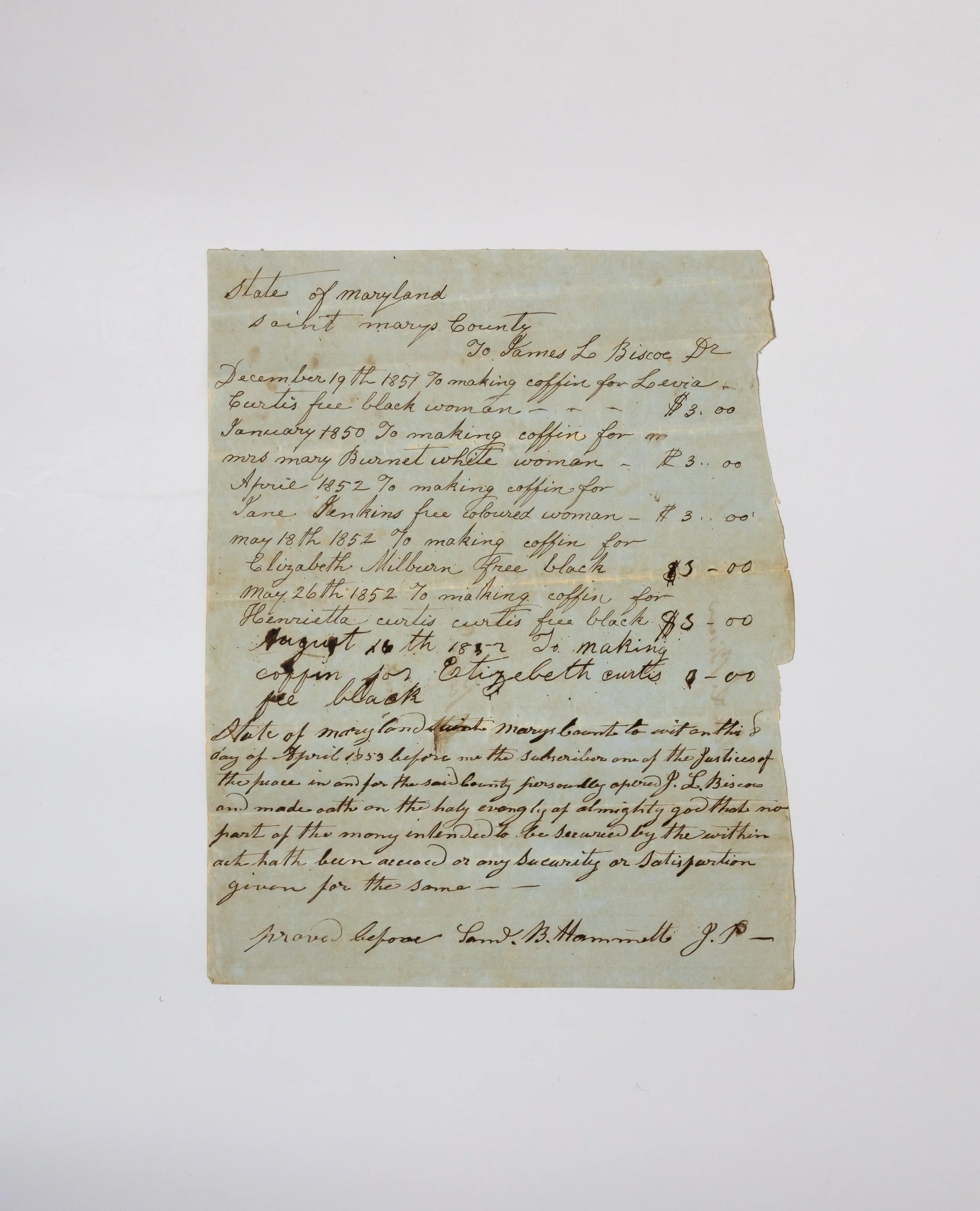 Biscoe Manuscript