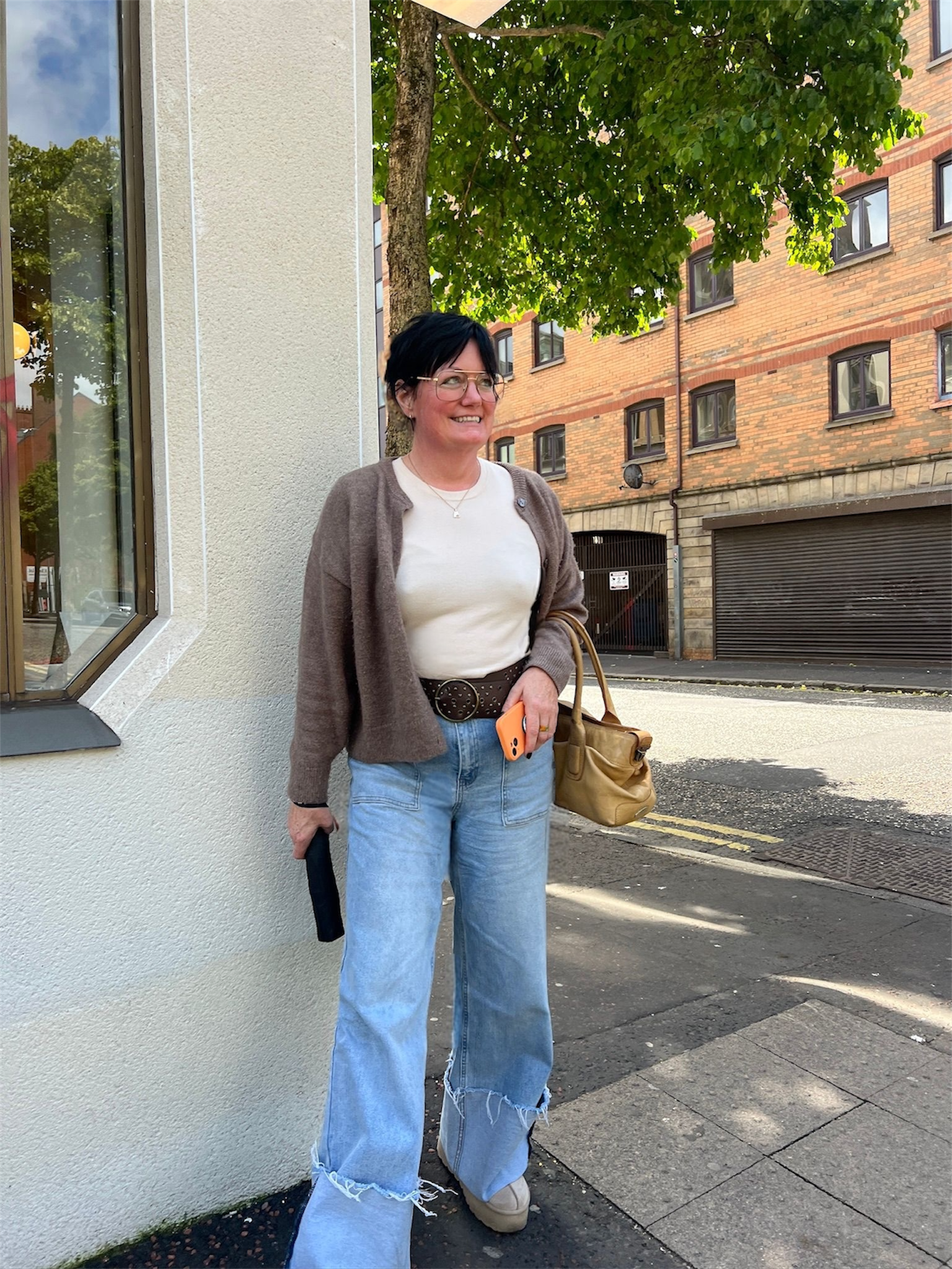 Robyn Rycroft staging a property in downtown Belfast.