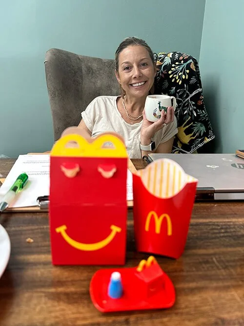 Recovery Coach Deborah Hinds offering meal support