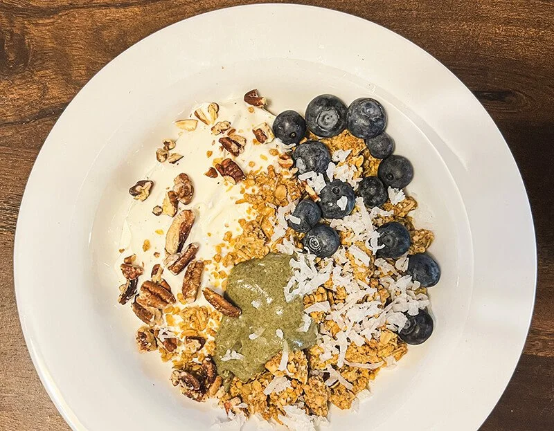 fertility friendly yogurt bowl