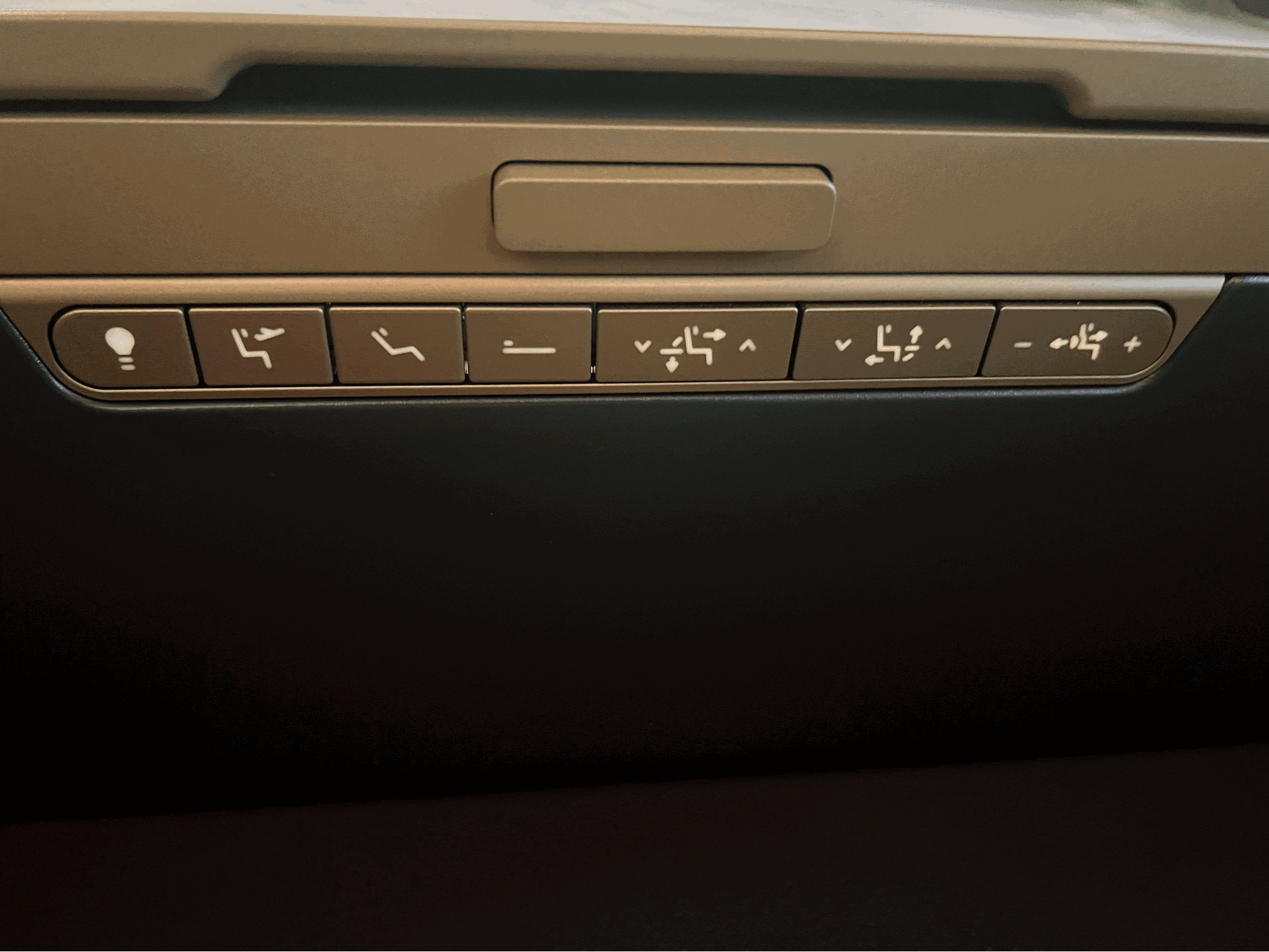 Seat Controls - © AviationWithKrish.com 2024