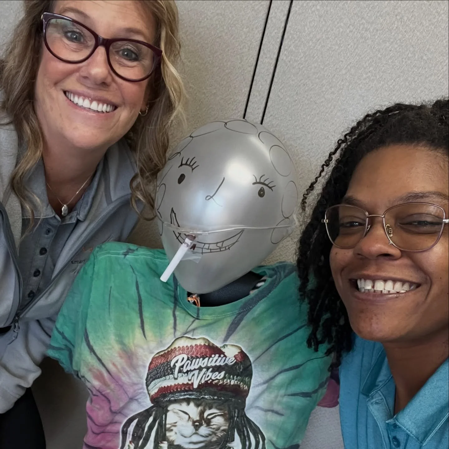 🩺😂 When Amari Home Health &amp; Hospice does company-wide skills training&hellip; even our dummy needs a refresher! 🙀&ndash; proudly demonstrating exactly what NOT to do:

❌ Gloves? Nah.
❌ Hand hygiene? What&rsquo;s that?
❌ Infection control? She&