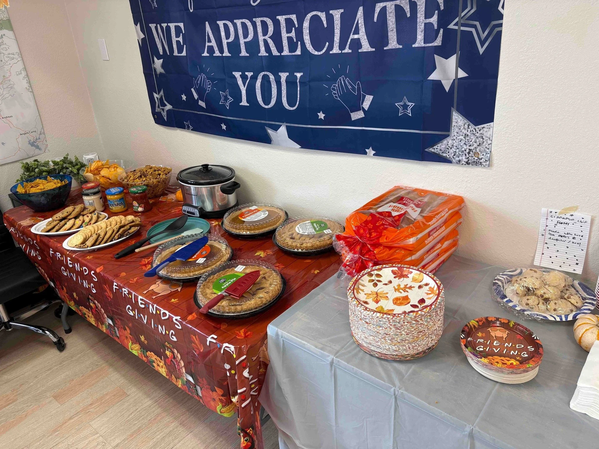 🧡 More moments from our Teamsgiving &mdash; and yes, all the food!

Our table was full, and so were our hearts. Coming together like this reminds us how important community is, both in the work we do and the way we support one another.

Grateful for