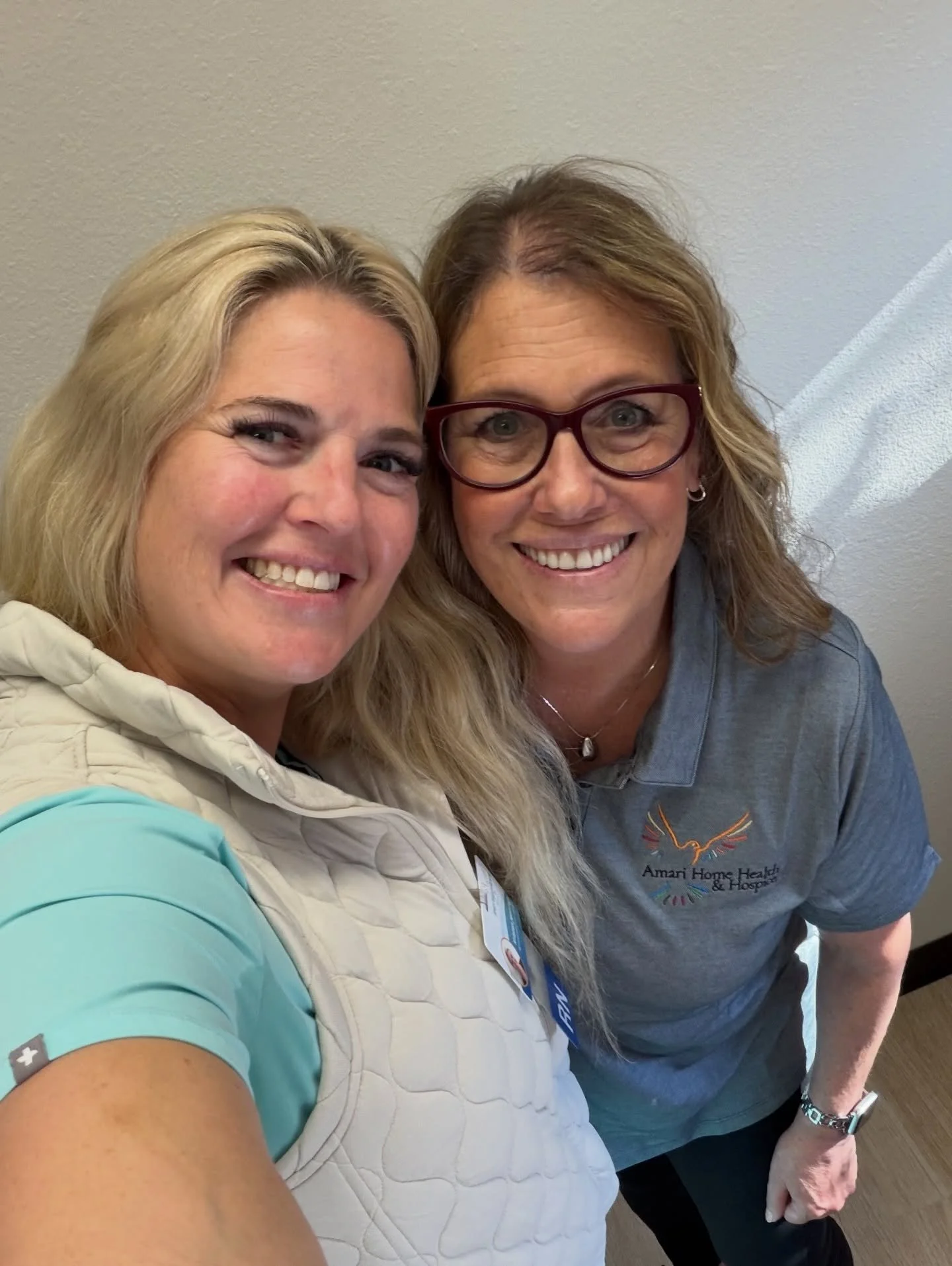 Smiles like this say it all 😊

Melissa, our incredible Chief Clinical Officer, and Kristen, one of our amazing RN case managers are just two examples of the heart and leadership behind our hospice team. 

We&rsquo;re grateful for compassionate clini