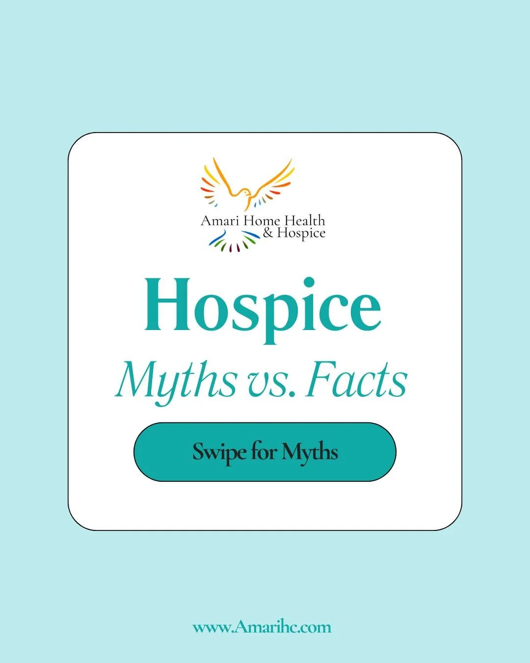 💙 February is Caregivers Month 💙

Caregivers play a vital role in supporting loved ones through some of life&rsquo;s most challenging moments.

Hospice care is often misunderstood, which is why we&rsquo;re sharing hospice myths vs. facts to help br