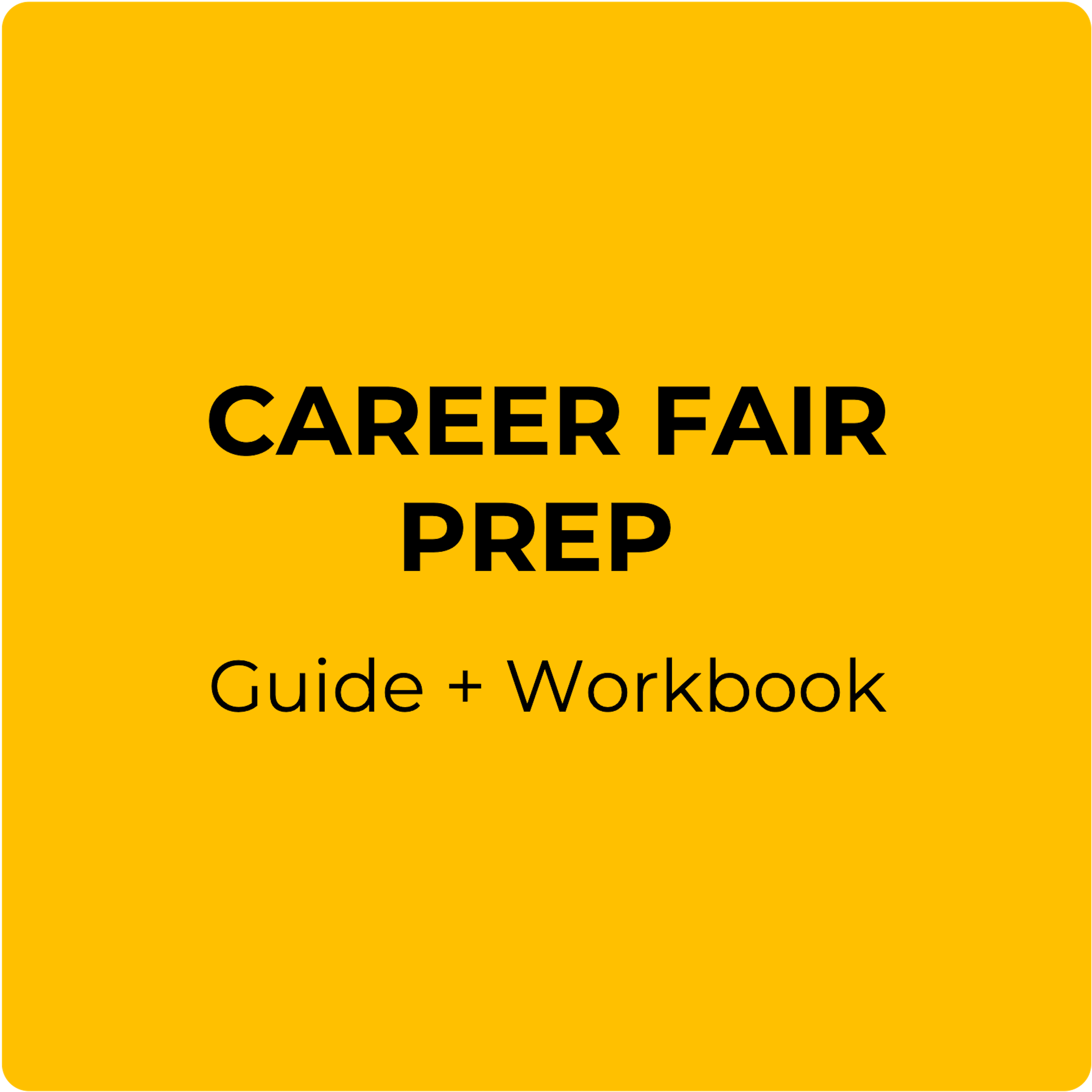 Career Fair Prep Guide