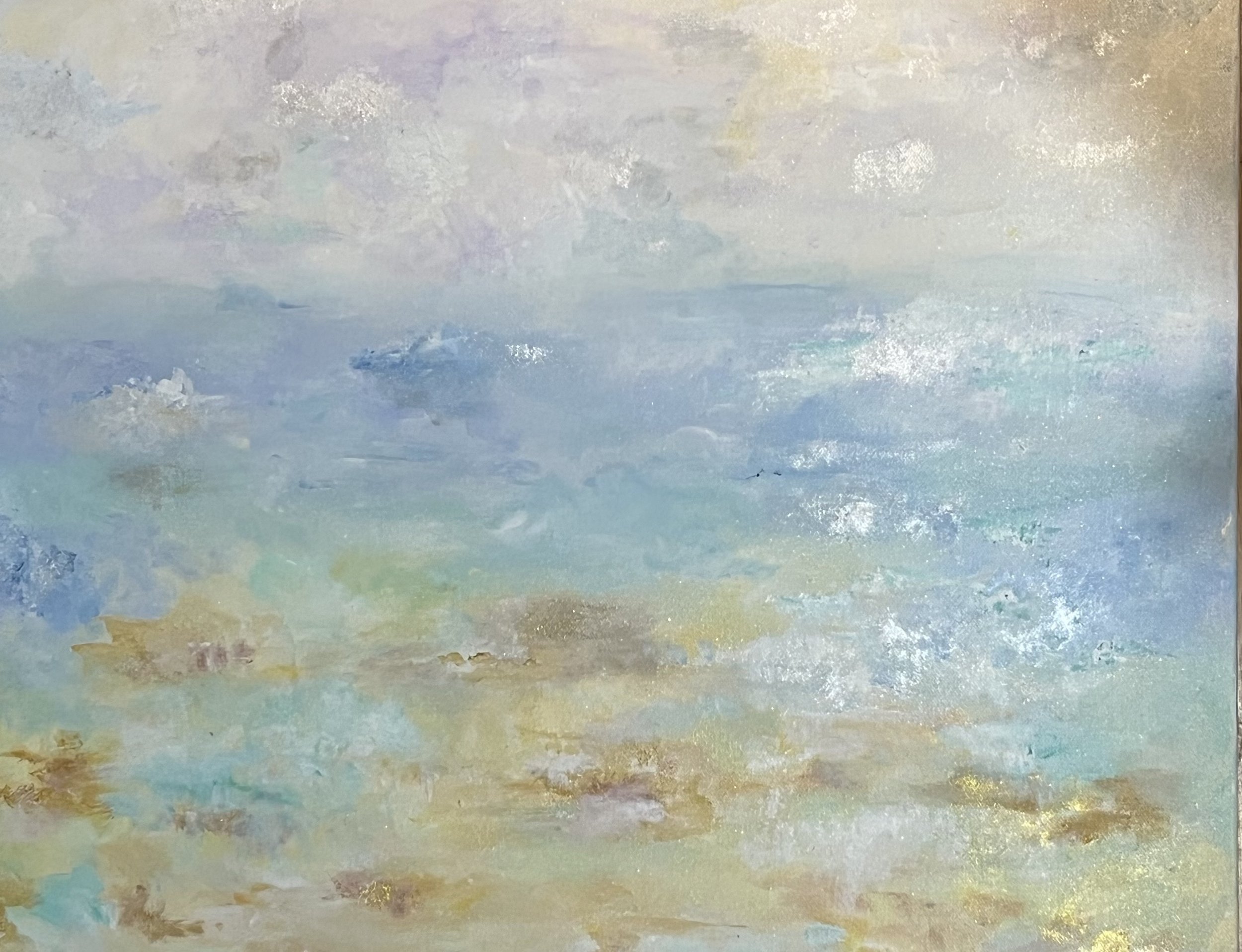 Gleaming Shores | Acrylic on canvas | 24 x 24" |2021 | $375