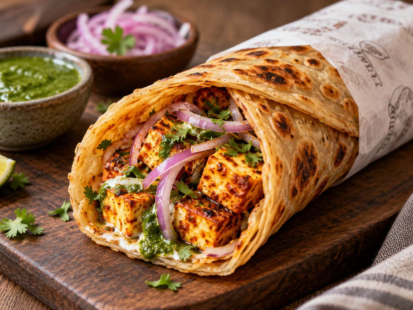 Paneer Kathi Roll