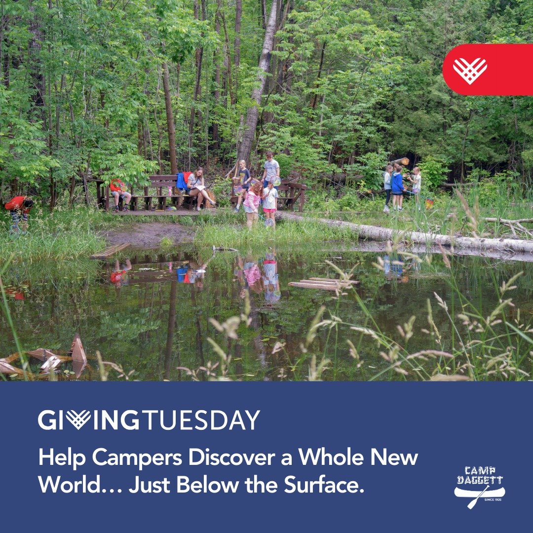 Giving Tuesday is coming up on December 2, and this year we&rsquo;re inviting you to help us take our pond exploration to the next level! Campers, rental groups, and visitors of all ages love discovering the life teeming in our pond, and with your su