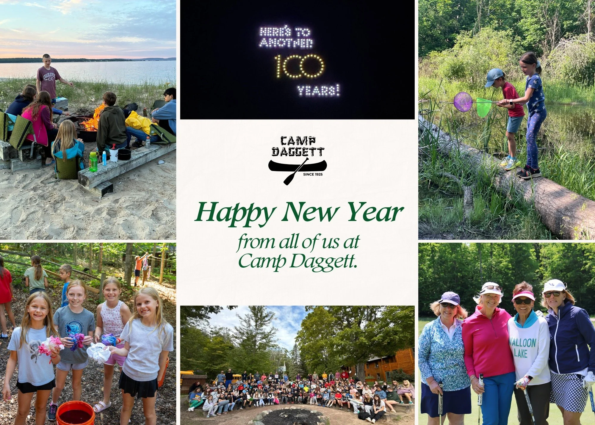 As we welcome the New Year, we are filled with gratitude for our incredible Camp Daggett community. Thank you to our campers, families, staff, volunteers, donors, and partners who make this place so special. Your support, trust, and shared love for c
