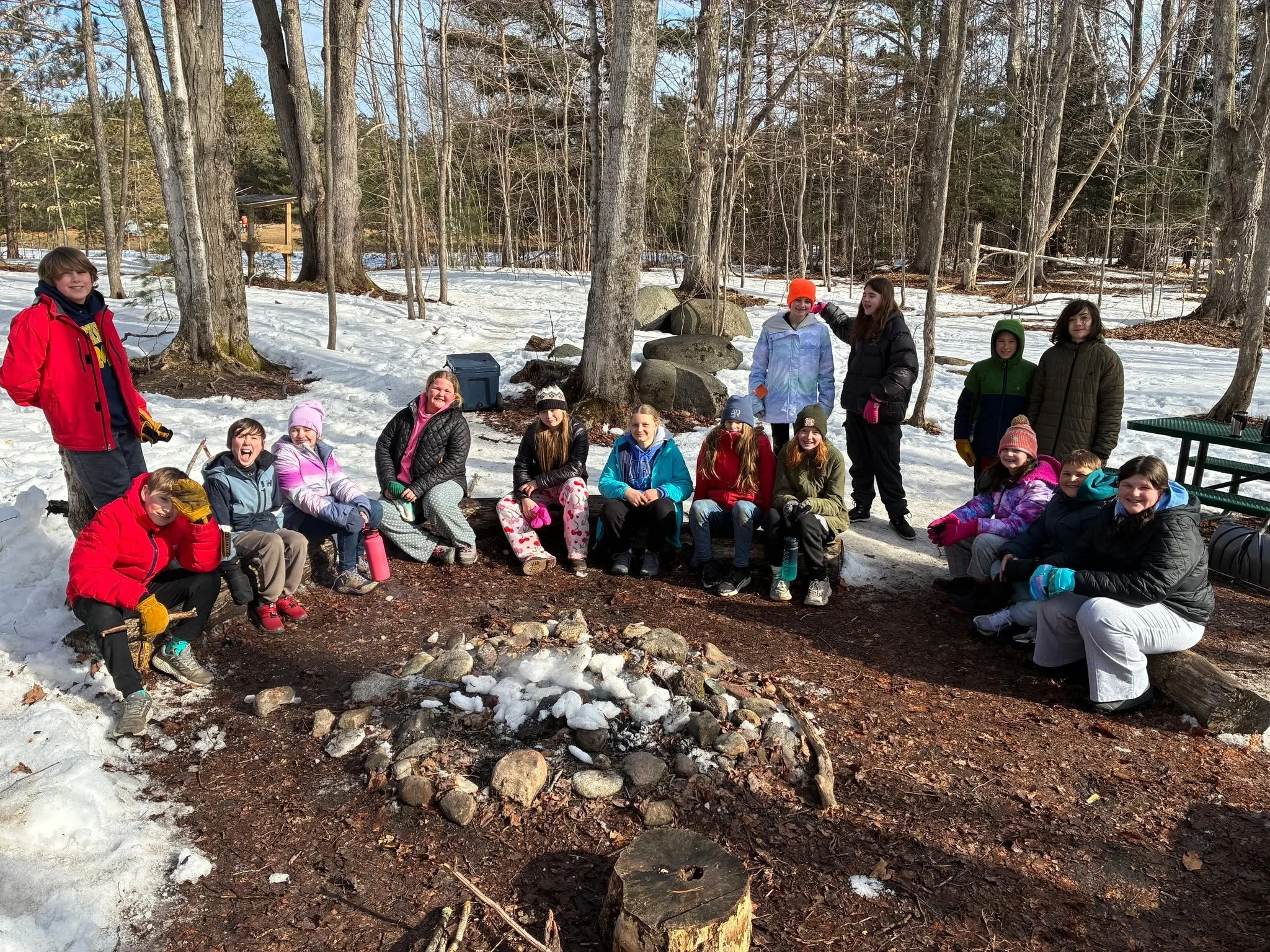 The Petoskey Middle School Outdoor Adventure Club is in its first year of operation at Petoskey. It is led by teachers Tyler Hallstedt and Julie Platte-Yurek. They said their mission is to get students outdoors to connect with each other and their lo