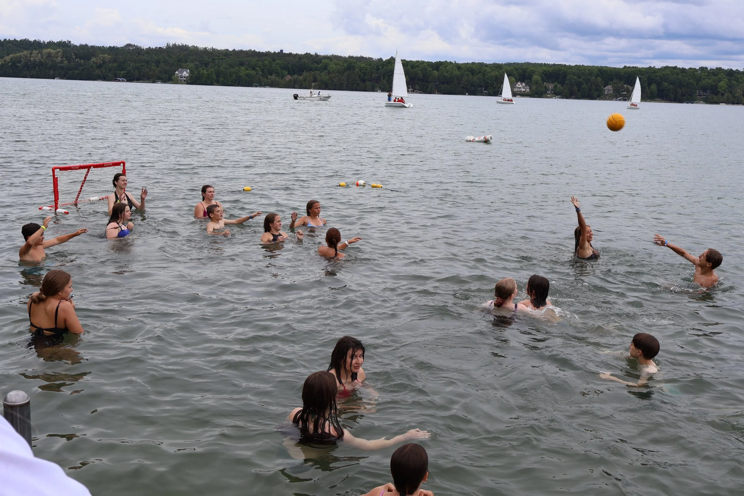 Walloon Lake is the place to be! Each day, campers enjoy a wide variety of waterfront activities, including swimming, water games, kayaking, canoeing, and sailing. The lake provides endless opportunities for campers to step outside their comfort zone