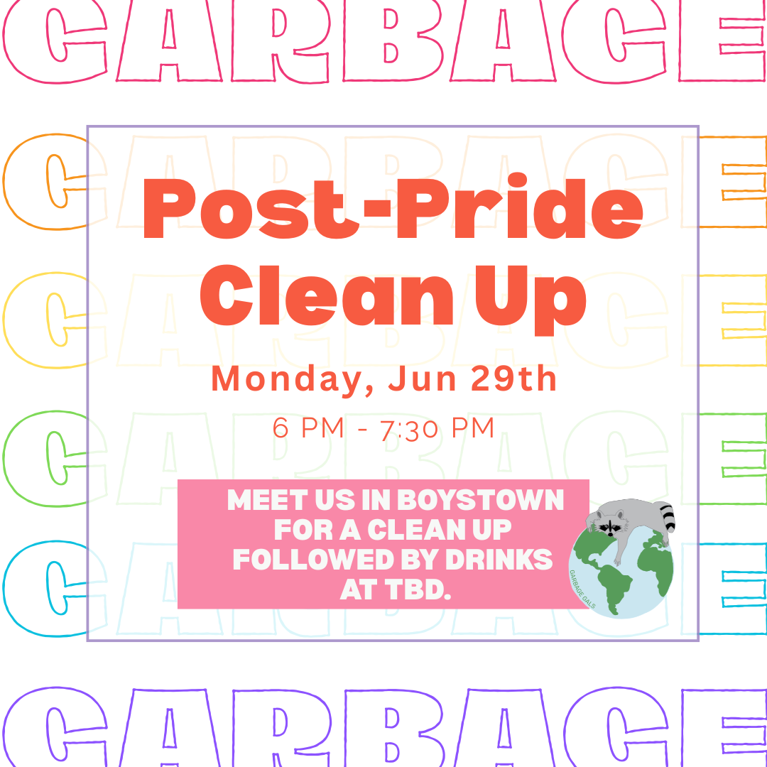 Boystown Post Pride Fest Clean Up 