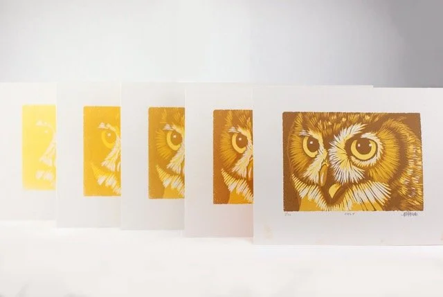 REDUCTION LINOLEUM BLOCK CARVING &amp; PRINTING WORKSHOP