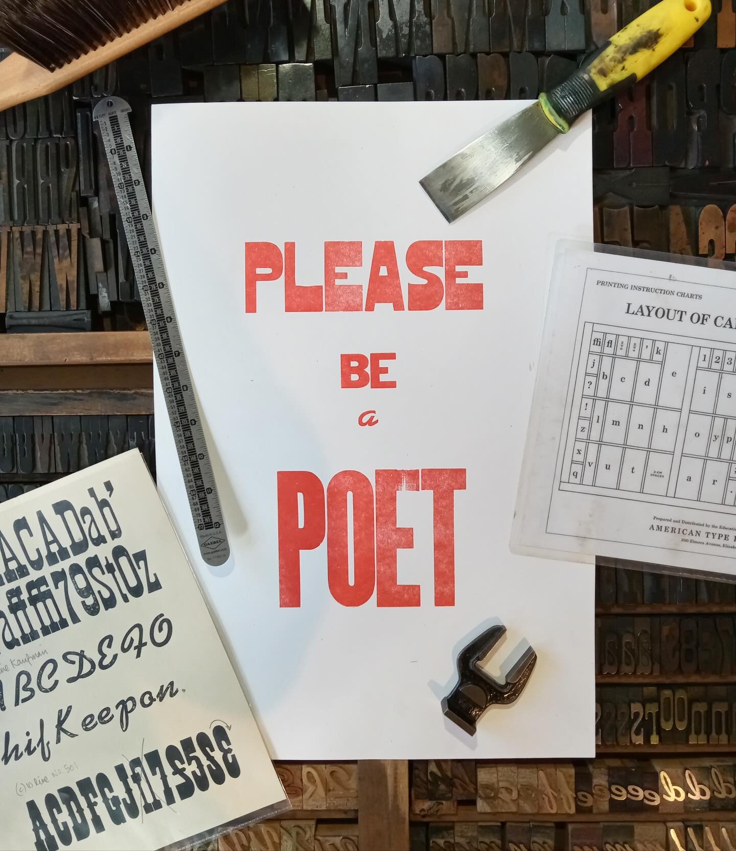 We&rsquo;ve added a few new letterpress focused workshops to our calendar, instructed by local printmakers @theaquariushouse and @heartygreetings 

Have something to say?
Learn typesetting and printing techniques on 8x10, 12x19 poster or 2x8 bookmark