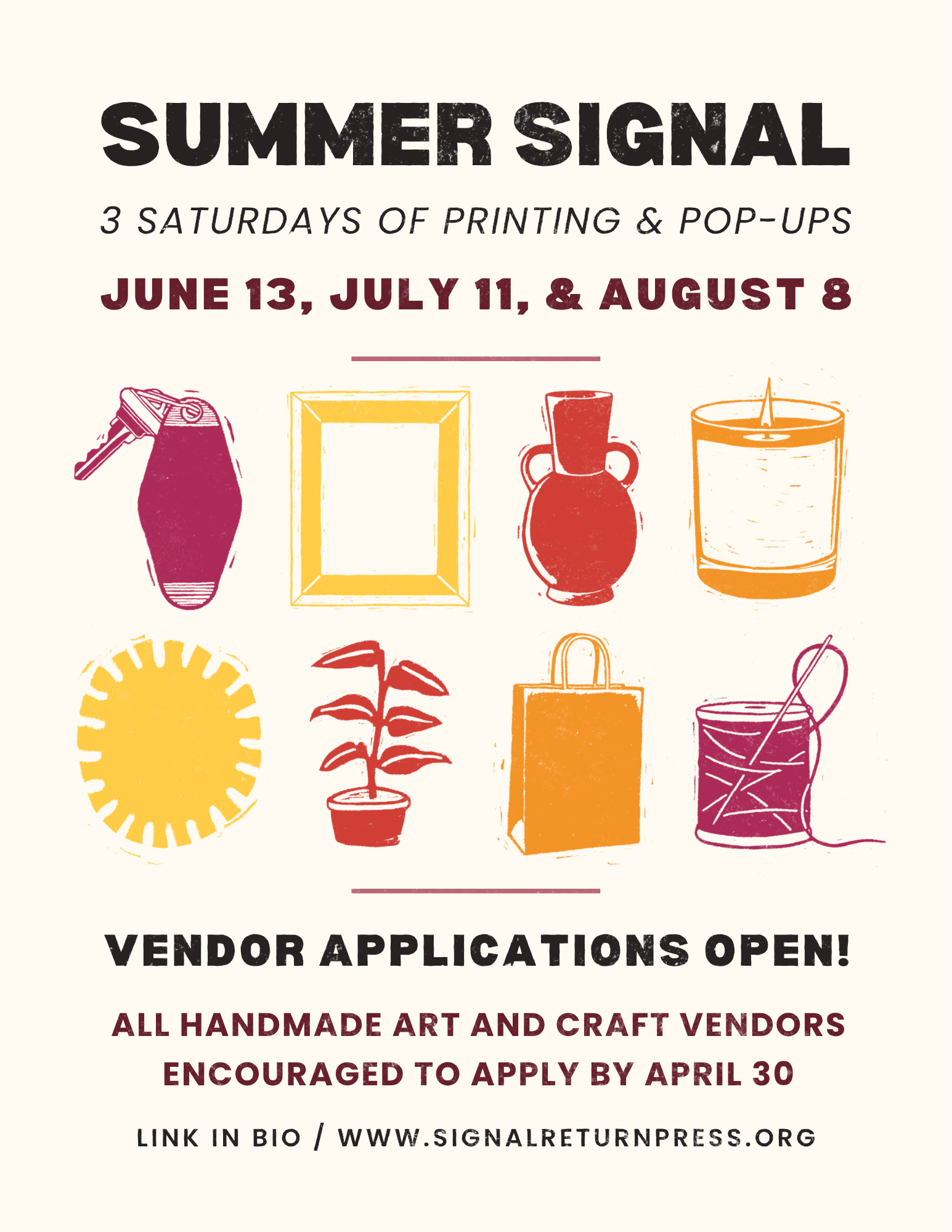 Summer Signal Vendor Application