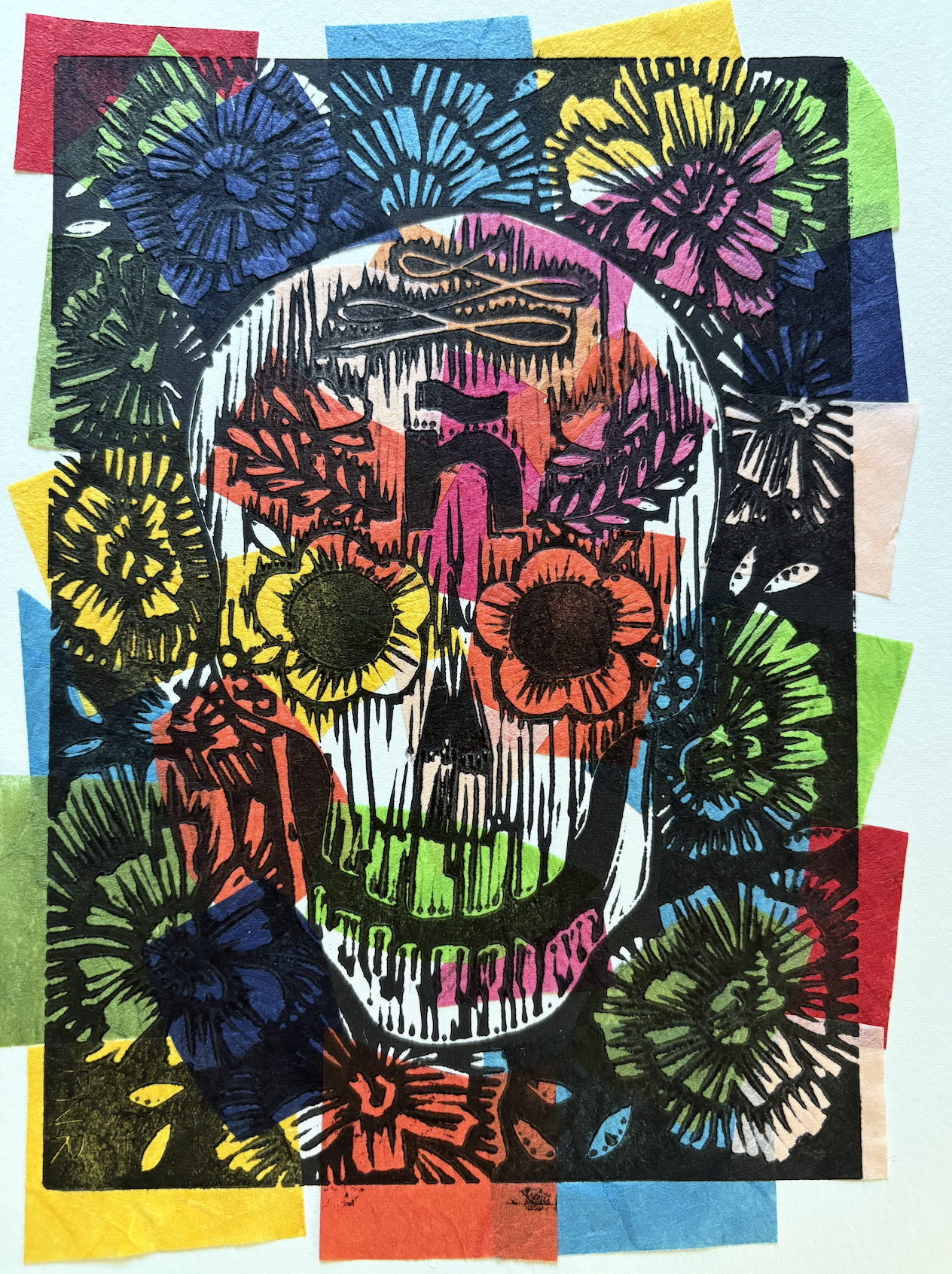 Día de los Muertos: Calaveras CHINE-COLLE & LINO Carving Workshop