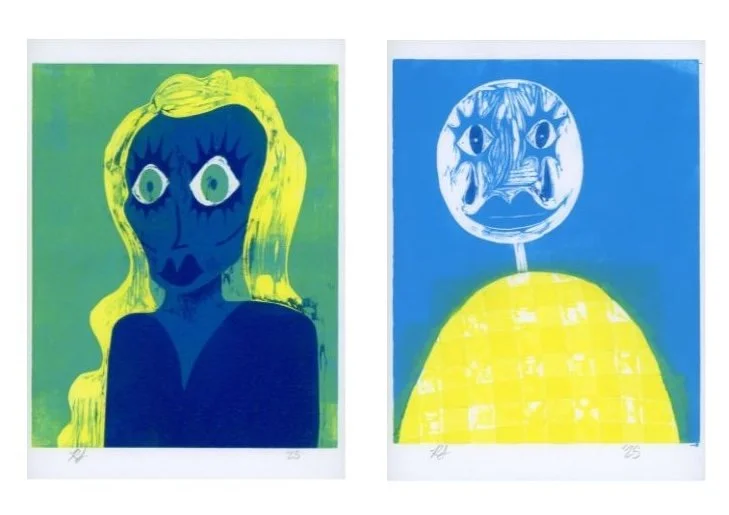 Experimental Woodcut Printmaking: Colorful Multi-Layer Prints