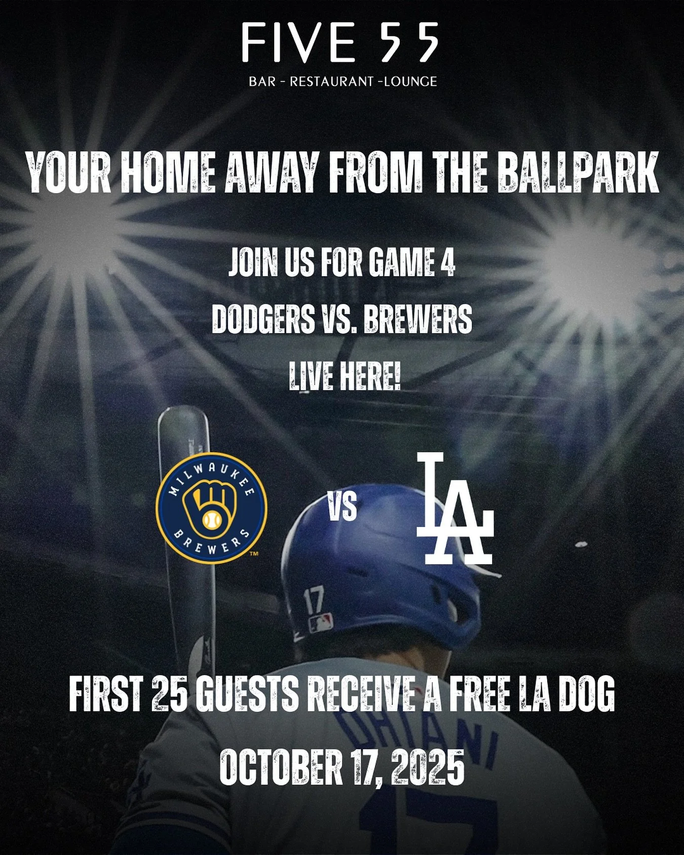 JOIN US FOR GAME 4! ⚾️