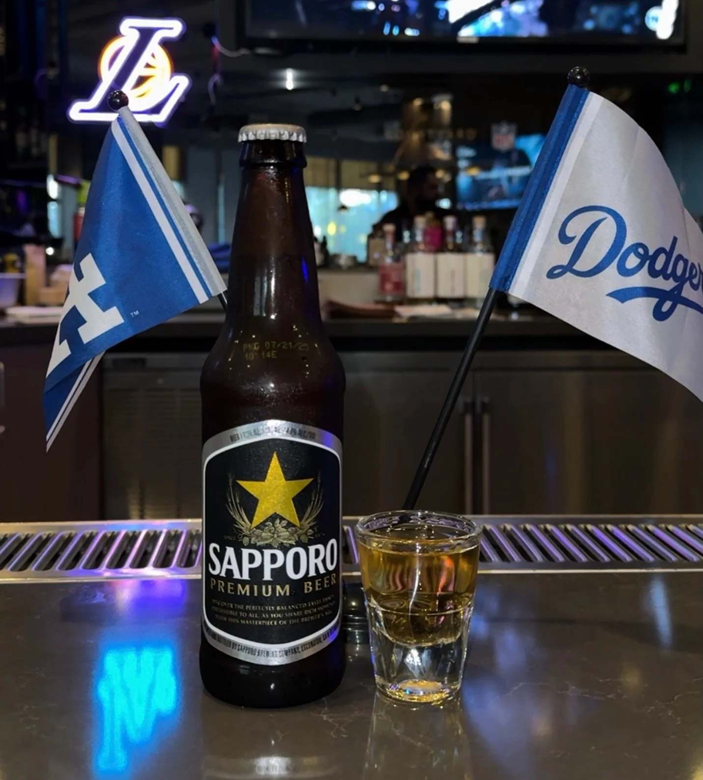 It’s Sho time!⚾️
Try our Ohtani special today!
A shot of Iwai and a bottle of @sapporobeerusa