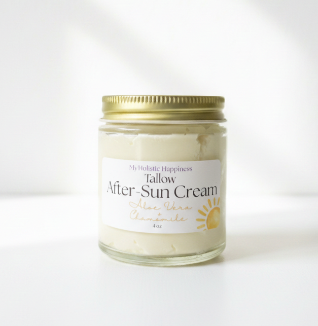 Tallow After-Sun Cream with Aloe Vera + Chamomile