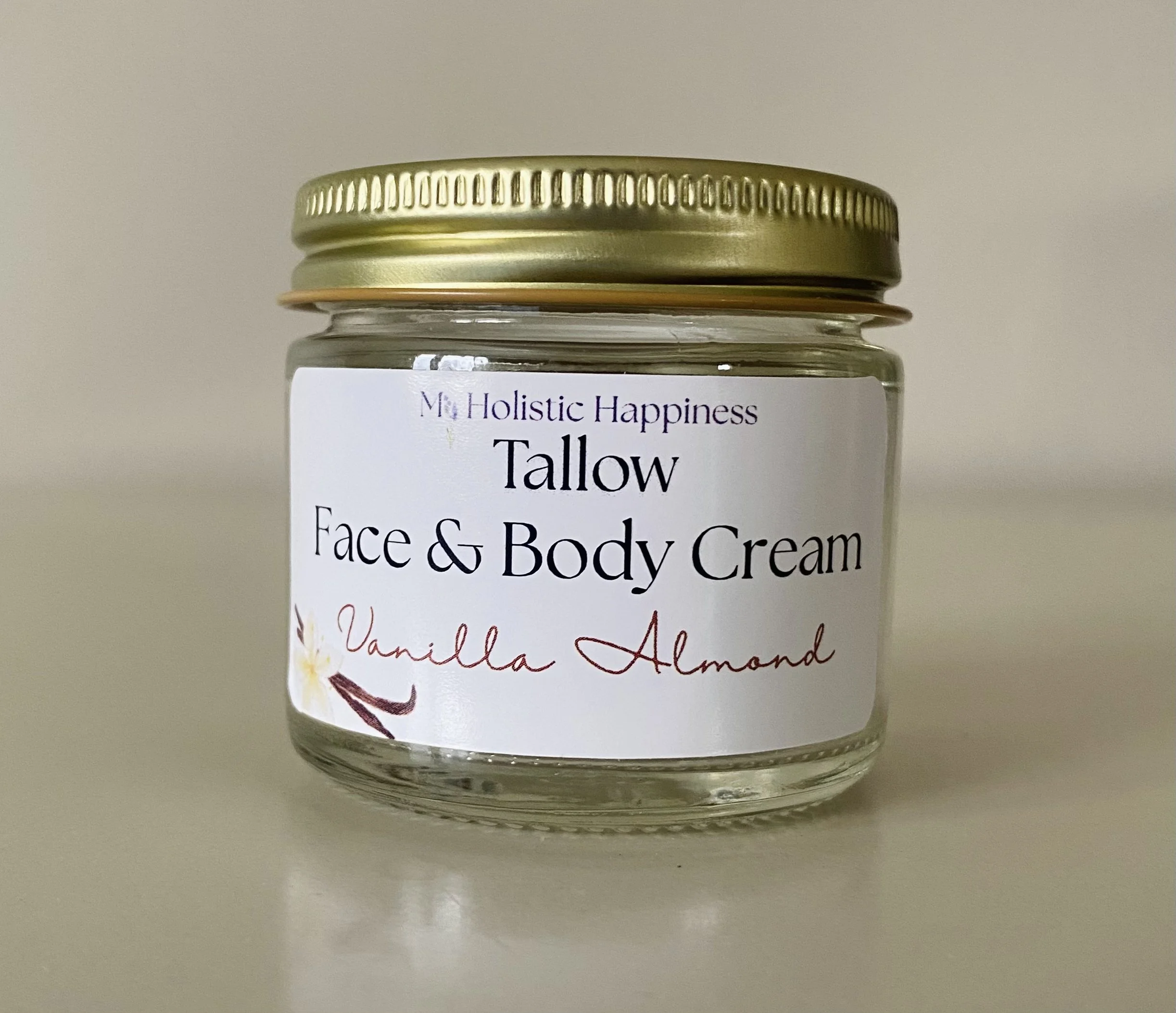 Vanilla Almond Tallow Face & Body Cream