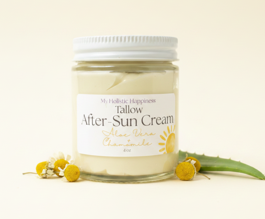 Tallow After-Sun Cream with Aloe Vera + Chamomile