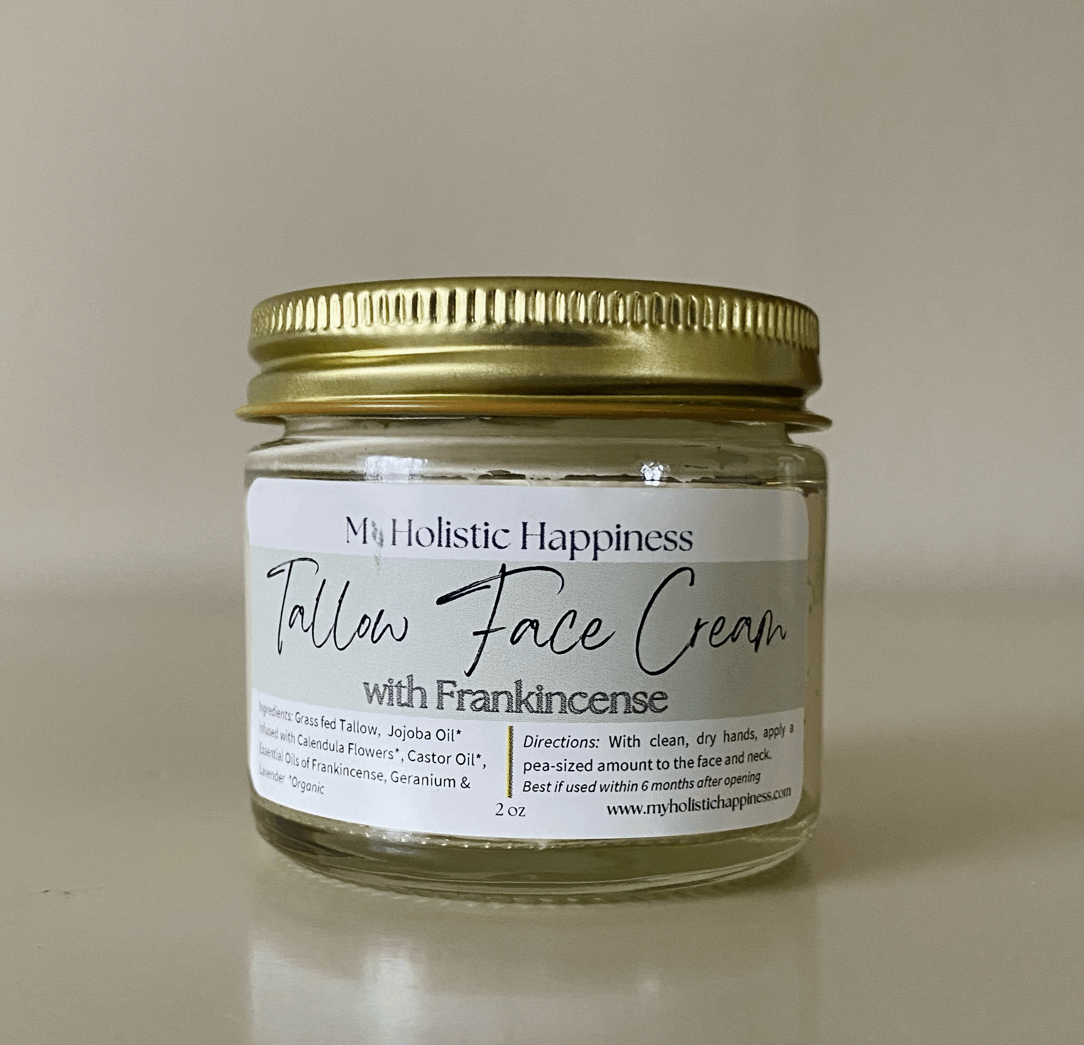 Tallow Frankincense Face Cream