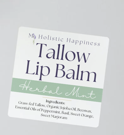 Natural Tallow Lip Balm