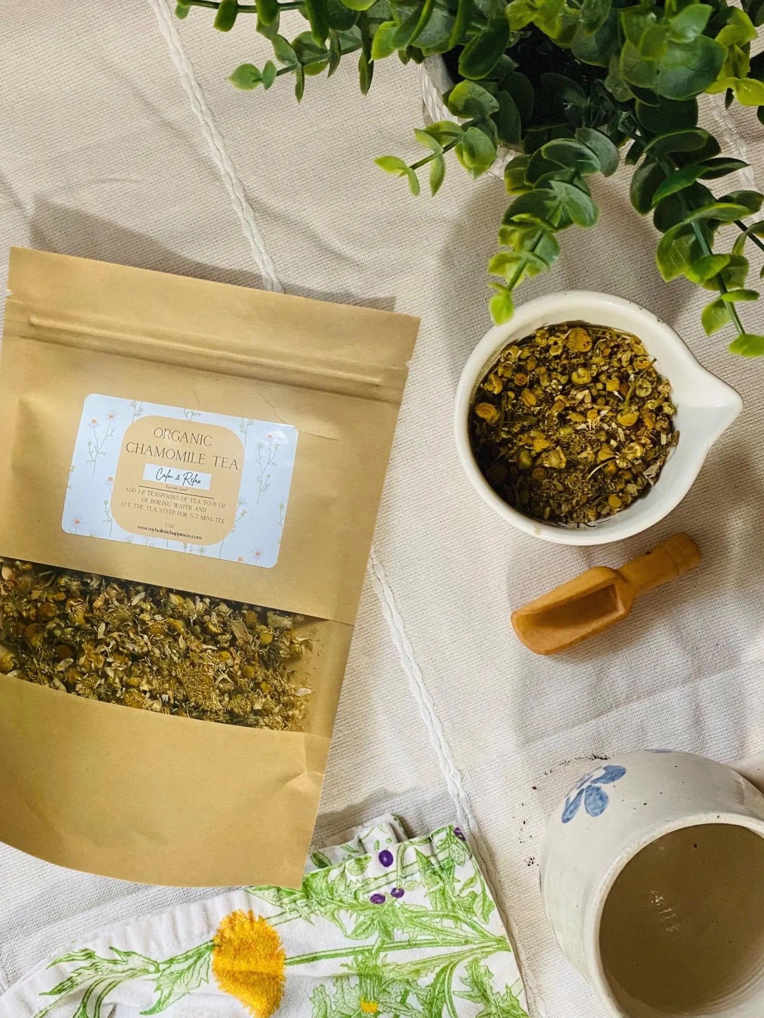 Organic Chamomile Tea | Loose Leaf | 1 oz