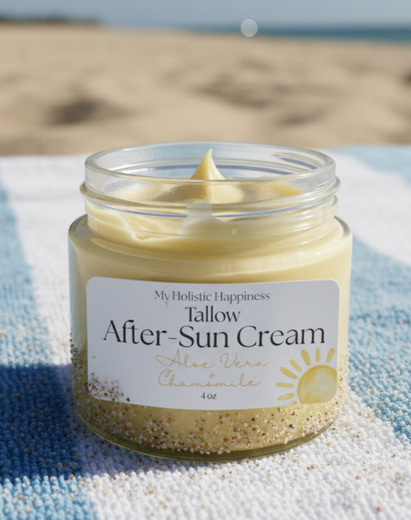 Tallow After-Sun Cream with Aloe Vera + Chamomile