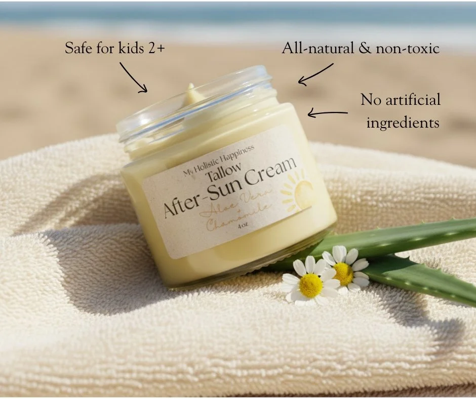 Tallow After-Sun Cream with Aloe Vera + Chamomile