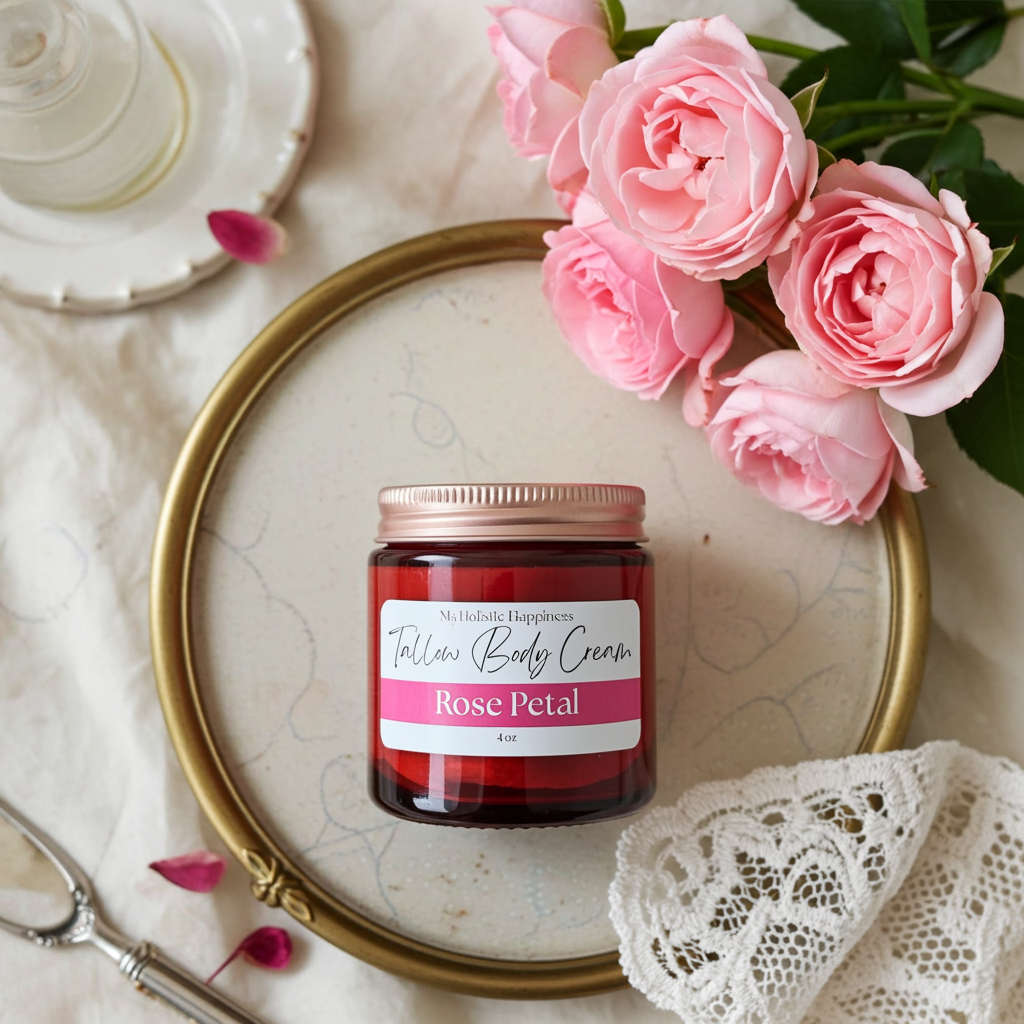 Rose Petal Tallow Body Cream | Limited Edition