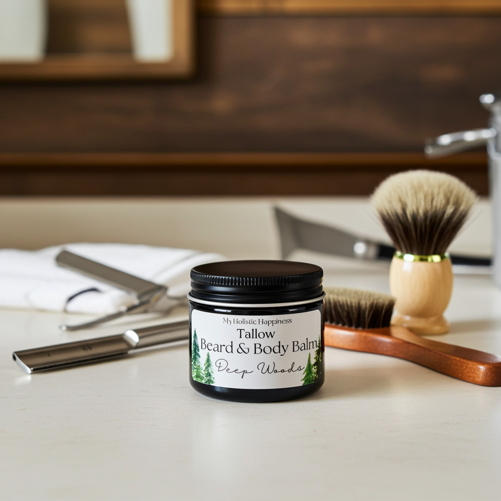 Deep Woods - Men's Tallow Beard & Body Balm