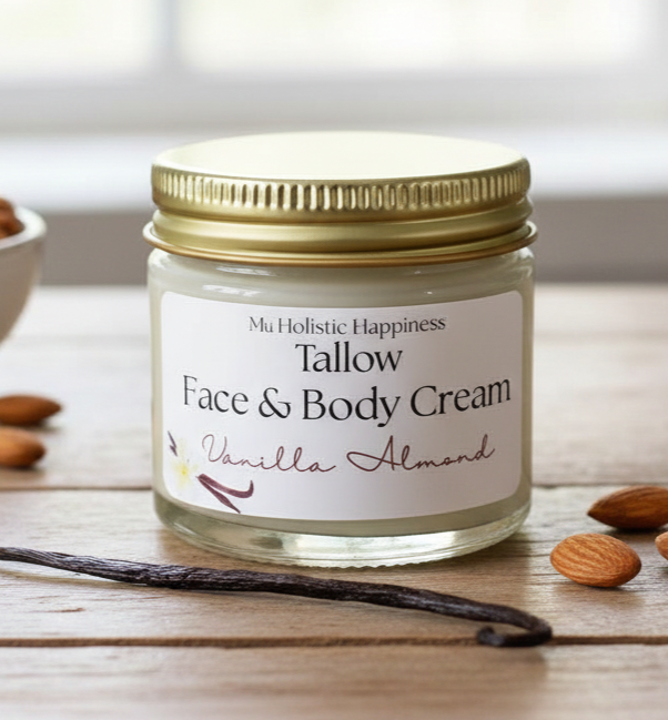 Vanilla Almond Tallow Face & Body Cream
