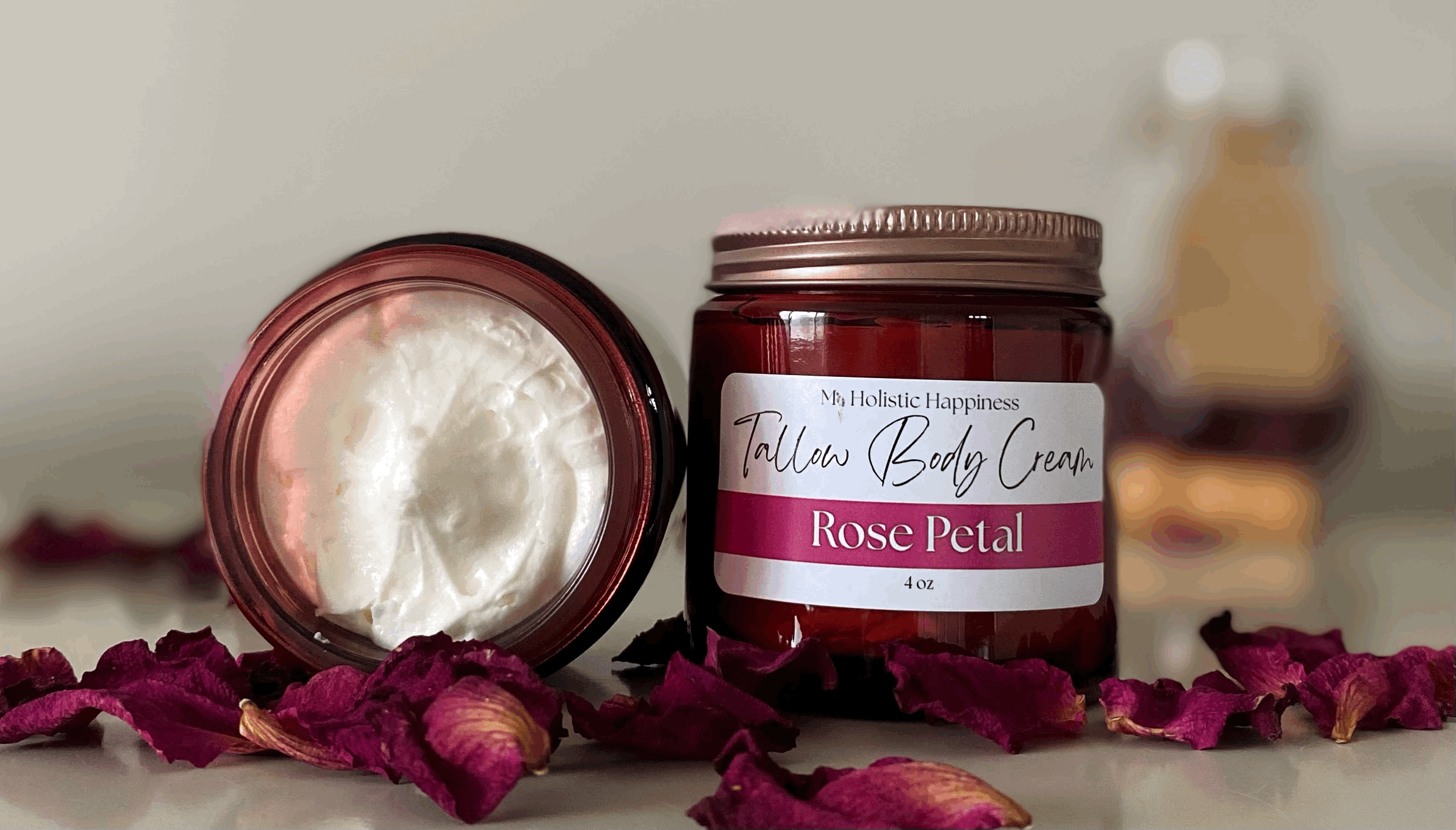 Rose Petal Tallow Body Cream | Limited Edition