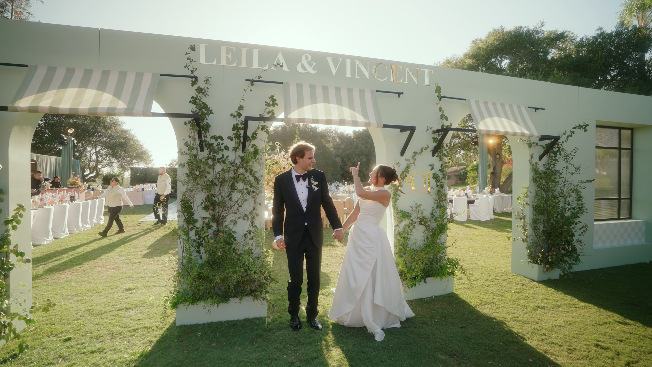 A Lavish Custom-Designed Wedding at Rancho Valencia, CA