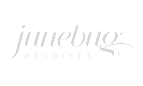 Logo for Junebug Weddings where Rora Film Co. was featured