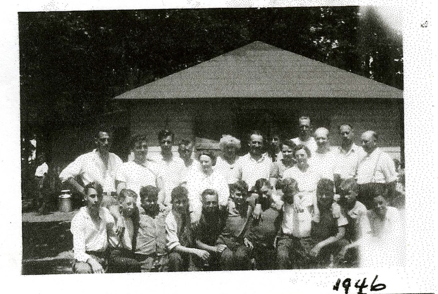 1946, all boys camp.