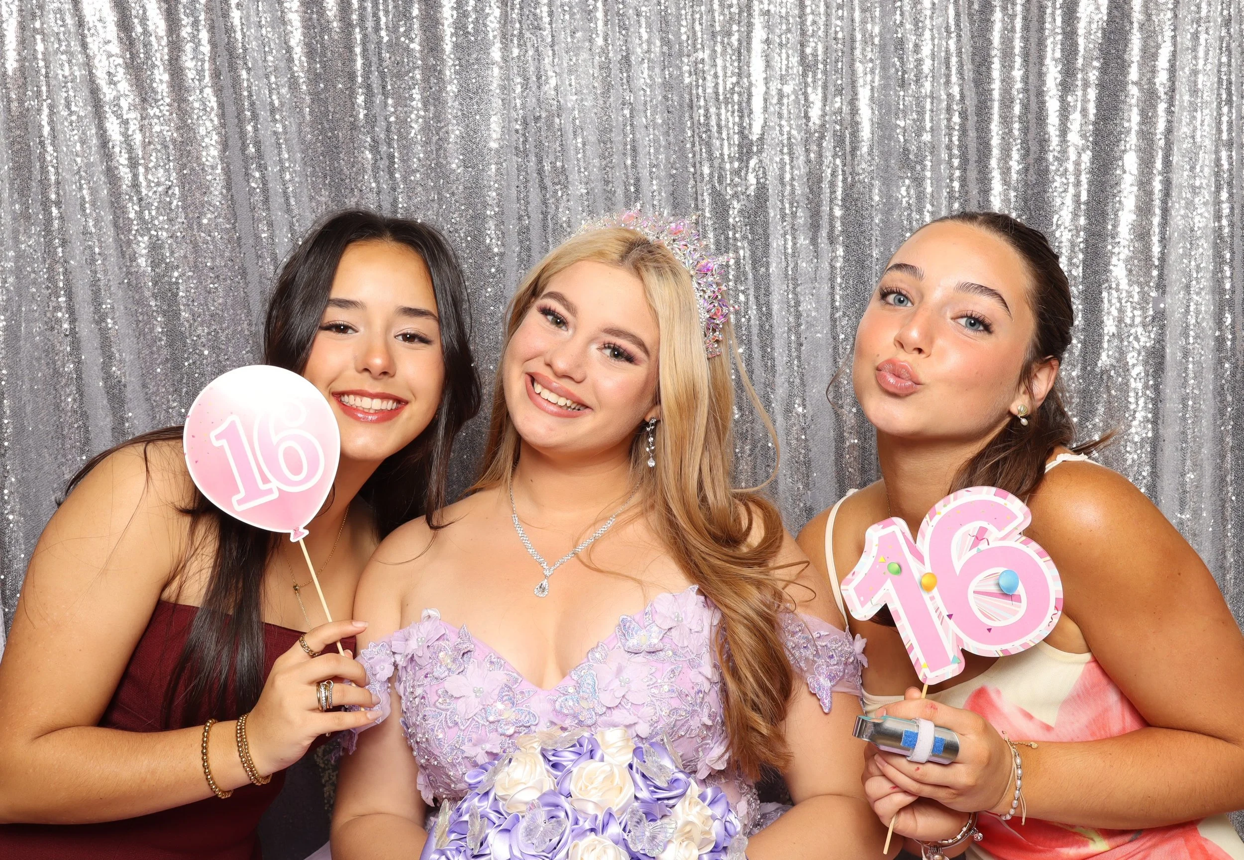Photo booth at Sweet 16 in Boca Raton, FL — D&amp;L Photobooths