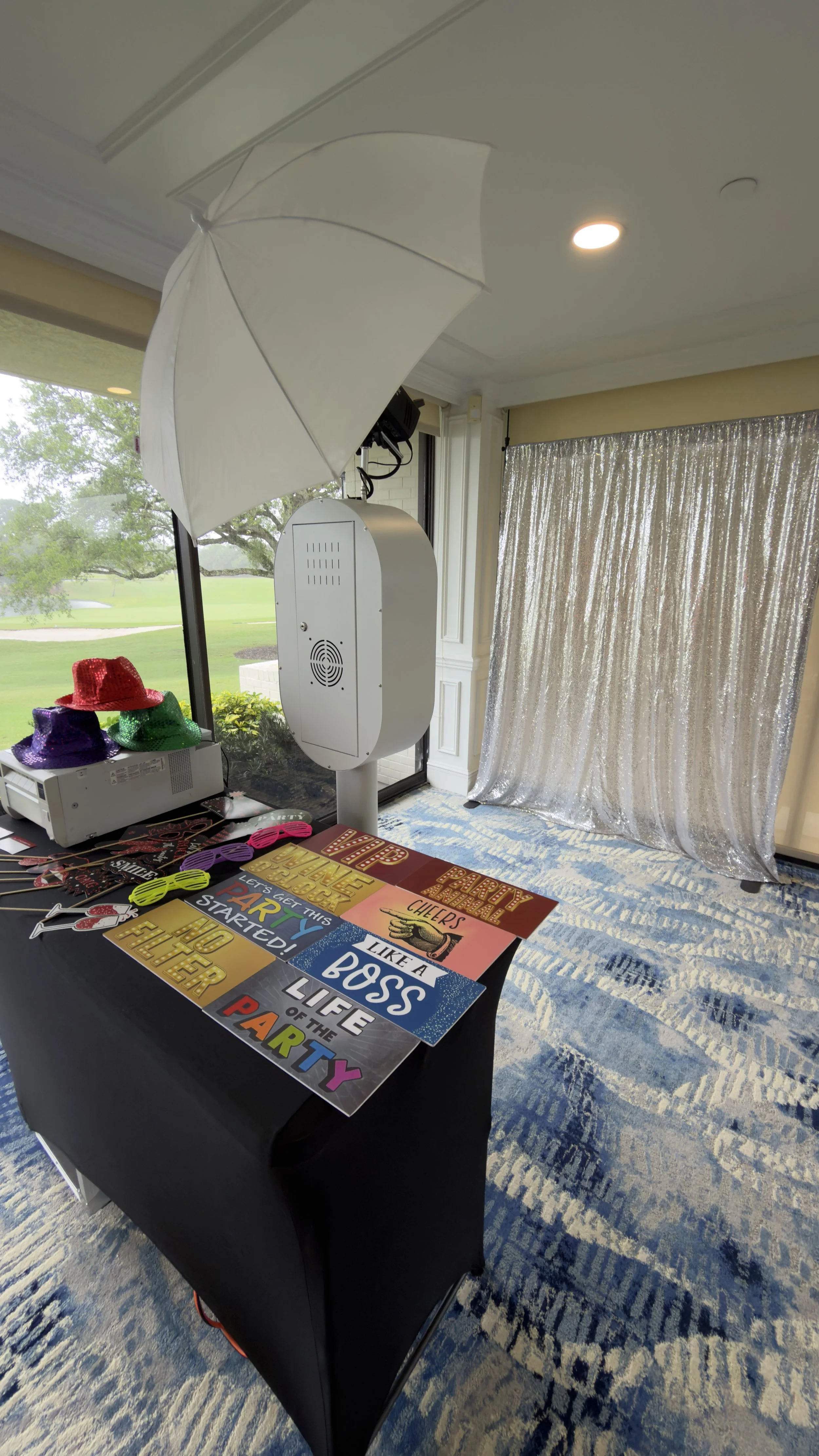 Photo booth and props for photo booth rental party in Vero Beach, FL — D&L Photobooths