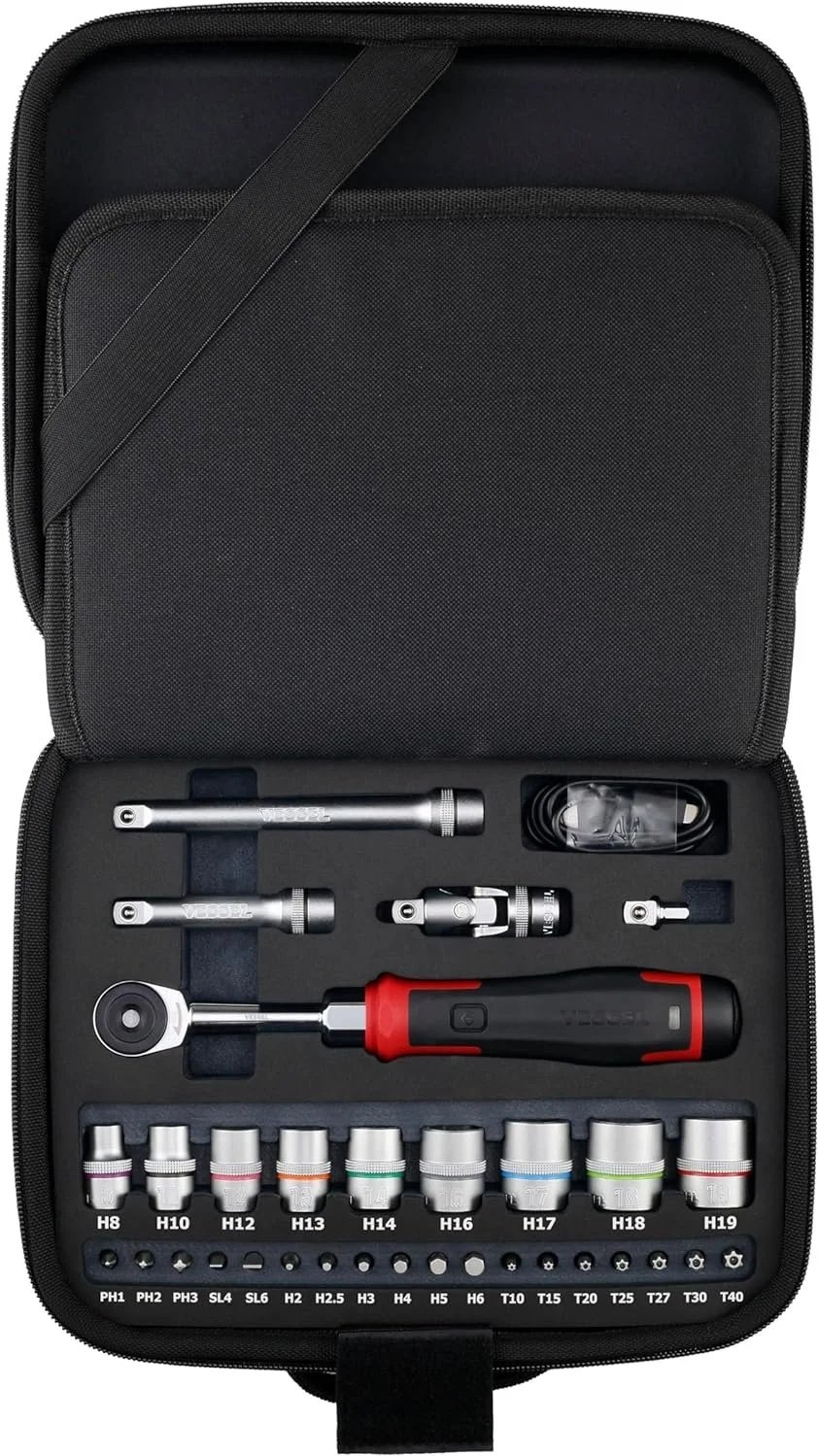 vessel 400ER3-1M slim ratchet wrench