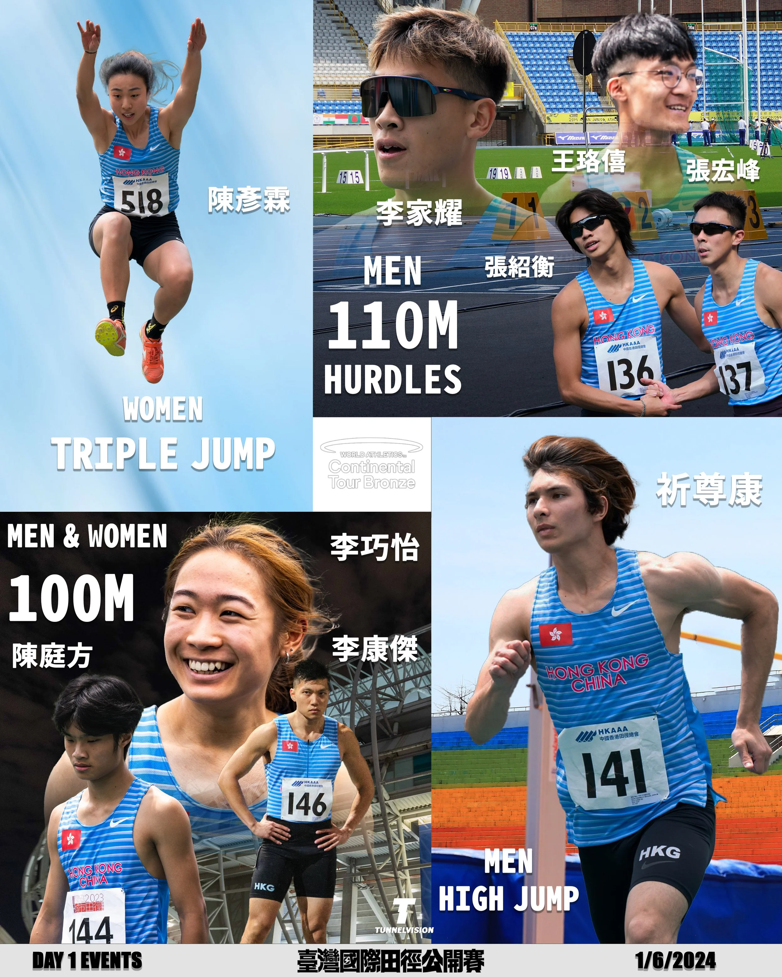Taiwan Athletics Open 2024